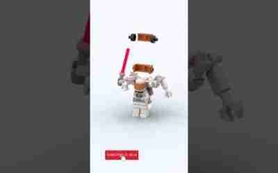 LEGO MOC Star Wars: General Grievous Jetpack Building Animation #shorts #legomoc #afol