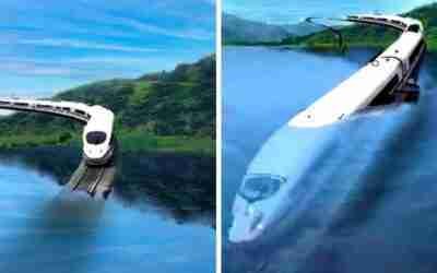 Why Dubai Built An Underwater Floating Train