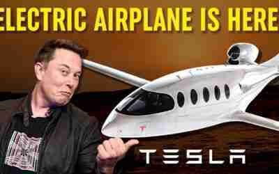 Elon Musk Revealed Tesla Electric Airplane Is About To Hit The Market Soon  | Tesla Electric Plane