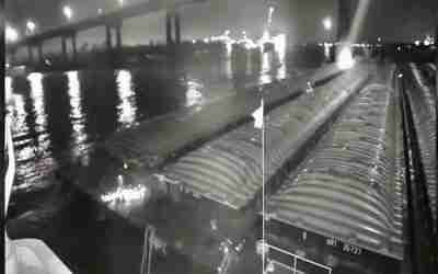 Towing vessel collides with bridge; $1.65 million in damage