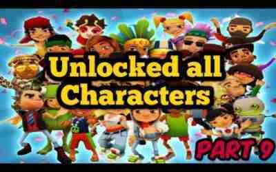 Subway Surfers UNLOCKED All Characters & Hoverboards – Part 9