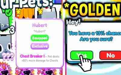 Pet Simulator X SECRETS Making GOLD HUBERT CAT Pet Simulator X (Roblox)