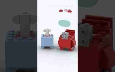 LEGO MOC : Among Us- The Imposter Building Animation #shorts #legomoc #afol