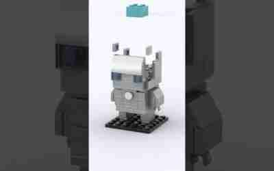 LEGO MOC Mech:  Iron Man MK II Building Animation #shorts #legomoc #afol