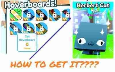 CAT HOVERBOARD / HERBERT! – PET SIM X