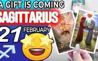Sagittarius ♐ ? A GIFT IS COMING ? Horoscope for Today FEBRUARY 21 2022 ♐Sagittarius tarot