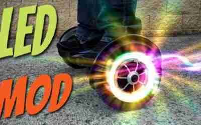 LED light MOD for 10" self balance scooters hoverboards OZROVERS mini Segways