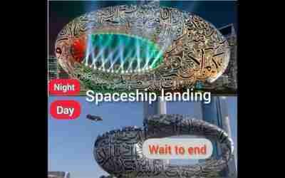 Museum of future_Dubai | Opening space_ship_entry | inside of museum | full videos. Dubai new videos