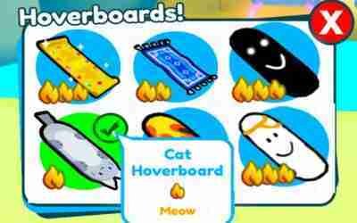 How To UNLOCK Cat Hoverboard in Pet Simulator X!