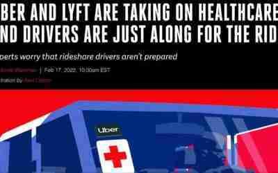 Uber and Lyft. We are not your non-emergency medical transportation or ambulance service