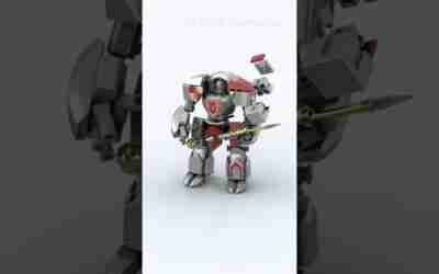LEGO MOC Mech: Steel Legion Crusaders Mech 2 Building Animation #shorts #legomoc #legomech