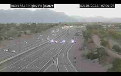 Deadly crash closes US 60 in Mesa