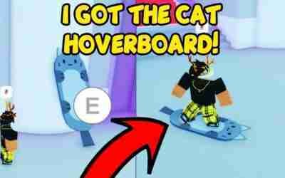 I got the CAT HOVERBOARD in Pet Simulator X!