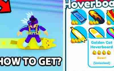 HOW TO GET GOLD CAT HOVERBOARD IN PET SIMULATOR X? (Roblox) – Cat Hoverboard Pet Sim X