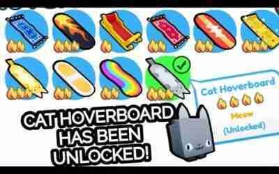 I got HUBERT and CAT HOVERBOARD! Pet Simulator X (Fan-Made Game)