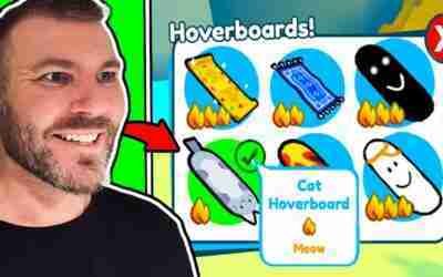 Cat HoverBoard (MEOW) i Pet Simulator X, Roblox