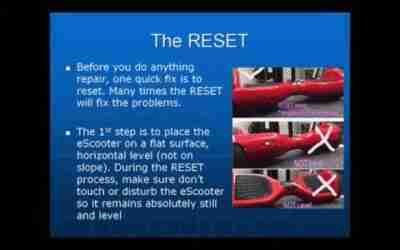 Hoverboard Scooter Repair – Blue Light Error, Gyro repair and Reset