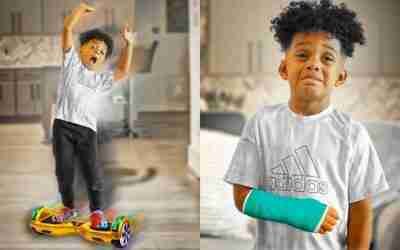 KID BREAKS HIS ARM RIDING A HOVERBOARD, What Happens Next Is SHOCKING | The Prince Family Clubhouse
