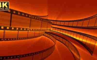 Rotating Film Reels on Blue Background Free Motion Graphics & Backgrounds Download Clips film free