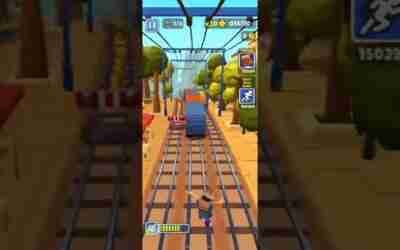 Subway Surfers: no hoverboards/no keys 1min12sec (no coin)