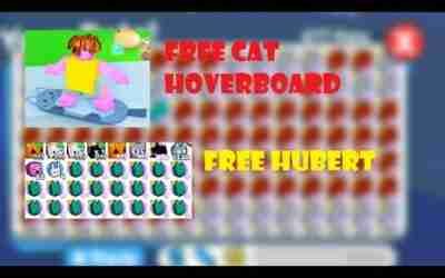 I Got Free Hubert And [GOLDEN] Cat Hoverboard!| Pet Simulator X Fan-made