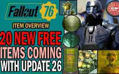 20 NEW FREE Items Coming with Update 26! (Covert Armor, Tubes & More) | Item Overview | Fallout 76