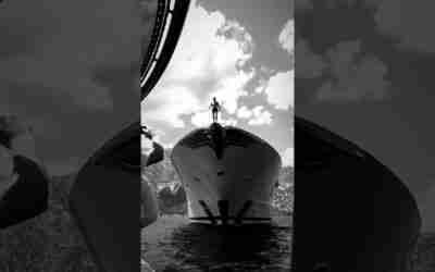Diving off yacht #shorts