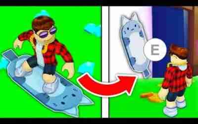 This *ADMIN HACK* Gives CAT HOVERBOARD In Pet Simulator X Roblox!