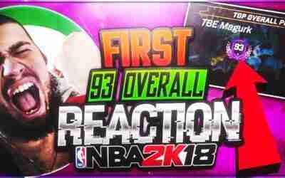 NBA 2K18 FIRST 93 OVERALL REACTION??? #1 Both Consoles?