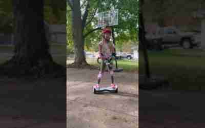 Sophia in Hoverboard