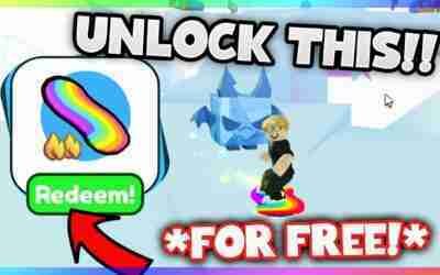 Get RAINBOW HOVERBOARD for Free in pet simulator x! (Roblox)