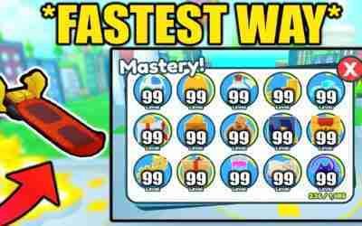 *FASTEST* WAY TO UNLOCK EVERY MASTERY LEVELS | STEAMPUNK HOVERBOARD |  Pet Simulator X