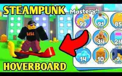 HOW i GOT STEAMPUNK HOVERBOARD in ### MINS (LVL 99 MASTERY) in Pet Simulator X