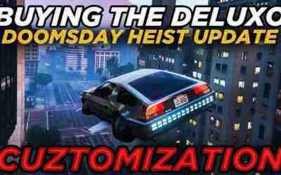 Buying the Deluxo "Flying Car" Gameplay & Avenger Customization (GTA Online Doomsday Heist Update)