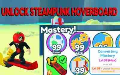 HOW i GOT STEAMPUNK HOVERBOARD in (LVL 99 MASTERY) in Pet Simulator X