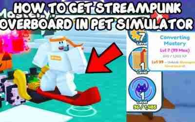 How To Get Steampunk Hoverboard in Pet Simulator X