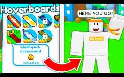 Preston Gave Me STEAMPUNK HOVERBOARD In Pet Simulator X! (Roblox)