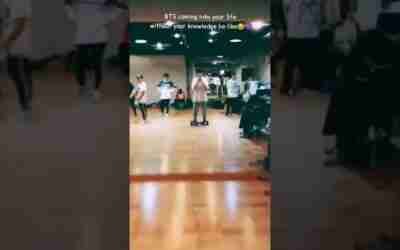 Jungkook creates a way of filming with hoverboards #BTS #shorts
