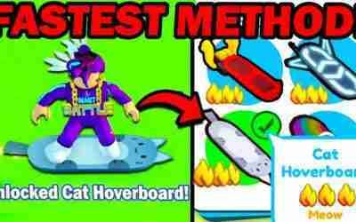 *FASTEST METHOD* HOW TO GET FREE CAT HOVERBOARD In Pet Simulator X (Roblox) Cat Hoverboard Pet Sim X