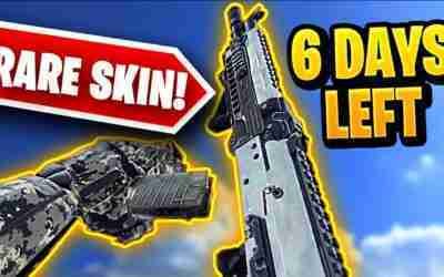 This skin is super RARE in Cod Mobile Season 13! Six days left to get it in Call of Duty Mobile!