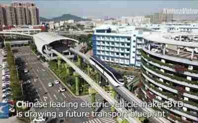 Chinese electric-car maker BYD draws future transport blueprint