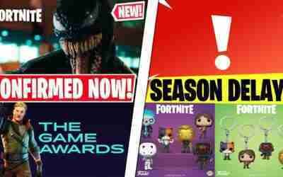NEW SEASON 5 DELAYED! *Biggest LIVE Event* Game Awards Announcement, SMASH Bros, VENOM SKIN CONFIRM!