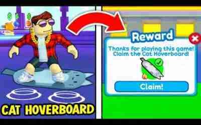 This *NEW SECRET CODE* Gives Cat Hoverboard!? (Pet Simulator X)