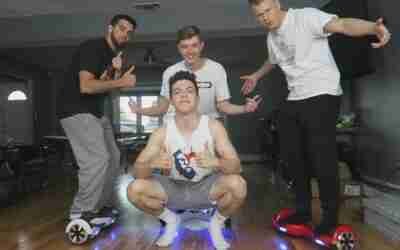 FAZE HOUSE HOVERBOARD RACE!