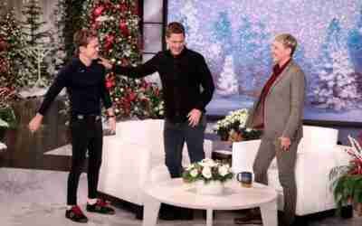Rob Lowe’s Son Trolls Him from Backstage
