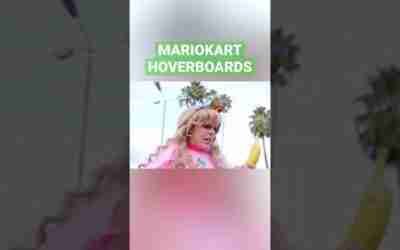 What if MARIOKART was on HOVERBOARDS!? | #mariokart #mario #shorts