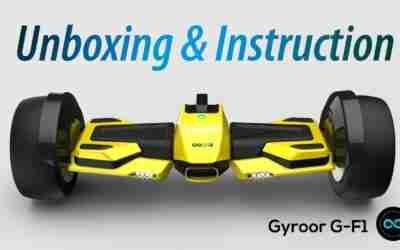 Unboxing and Instruction for Gyroor G-F1, the fastest racing Hoverboard