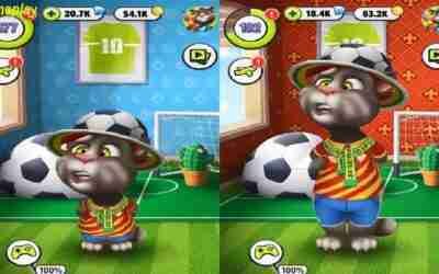 My Talking Tom Little VS large Gameplay Great Makeover for Children HD