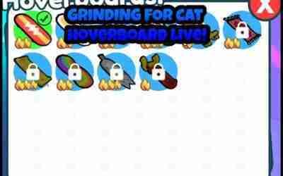 Grinding For Cat Hoverboard in Pet Sim X LIVE