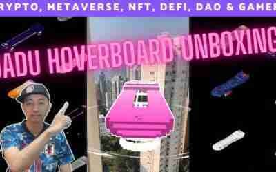 Jadu Hoverboard Unboxing for the Mirrorverse and The Sandbox Metaverse